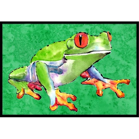 Carolines Treasures 18 x 27 in. Frog Indoor Or Outdoor Mat 8688MAT